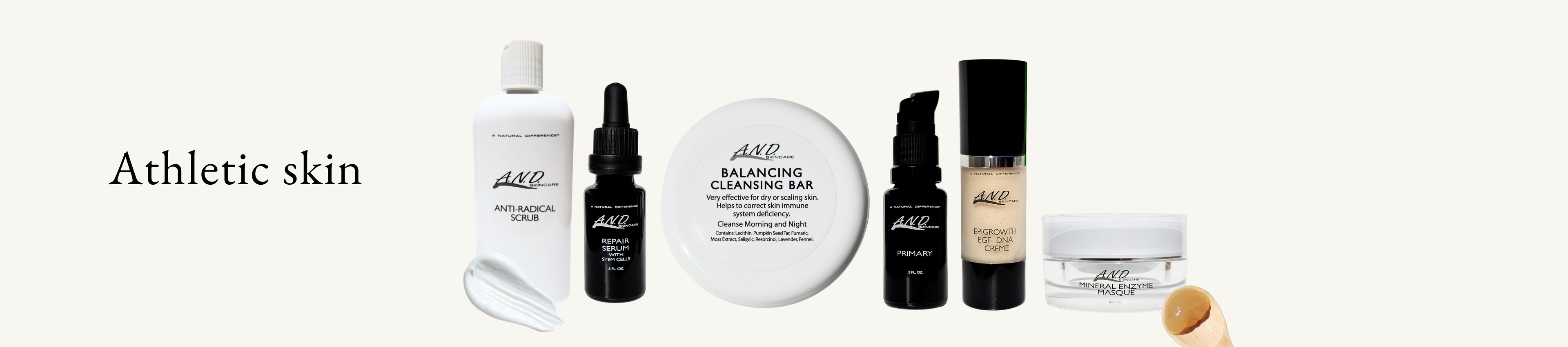 Athletic skin eu certified skincare a natural difference