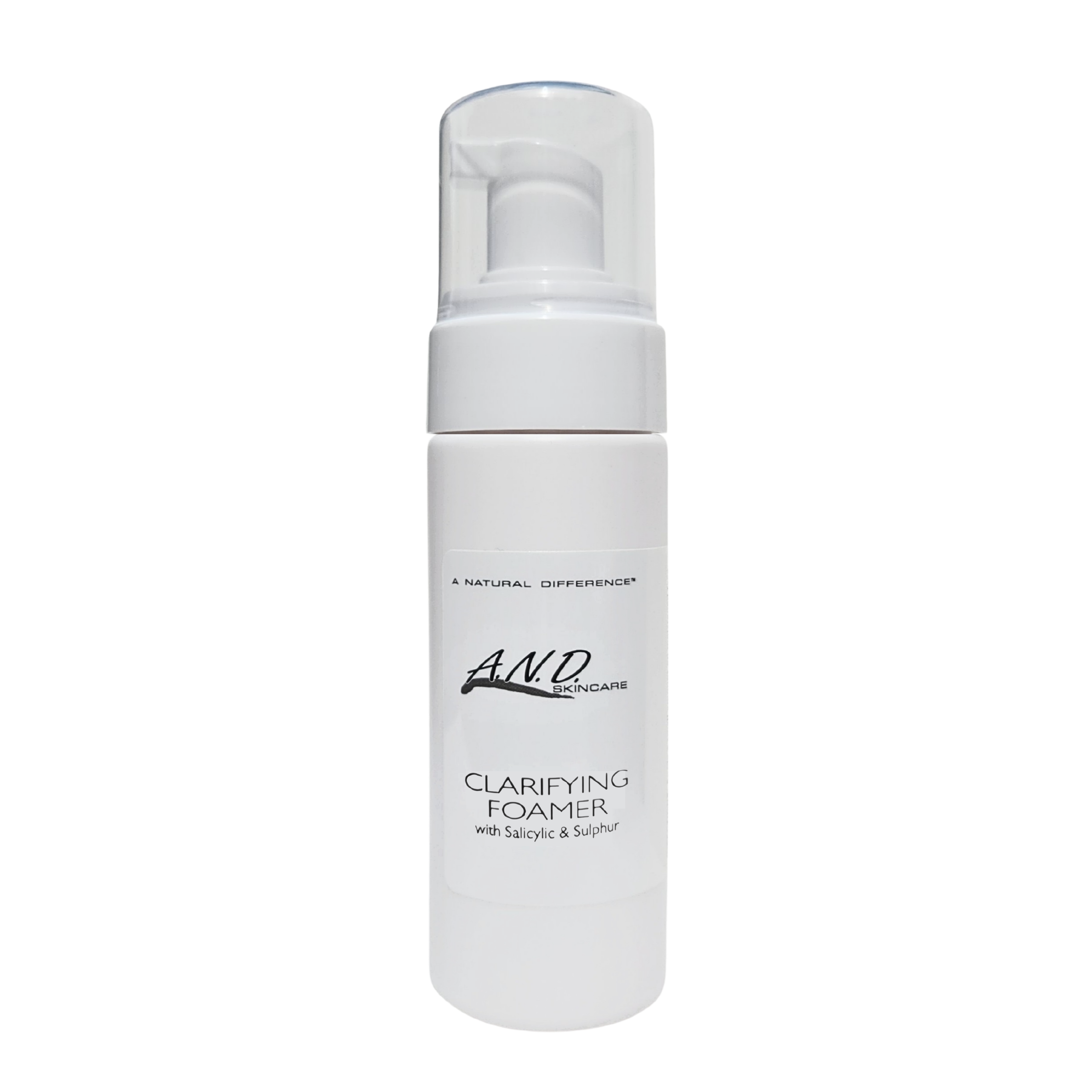 A Natural Difference Clarifying Foamer with Salicylic & Sulfer Clean Acne Skincare