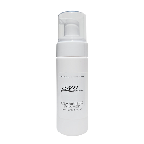 A Natural Difference Clarifying Foamer with Salicylic & Sulfer Clean Acne Skincare