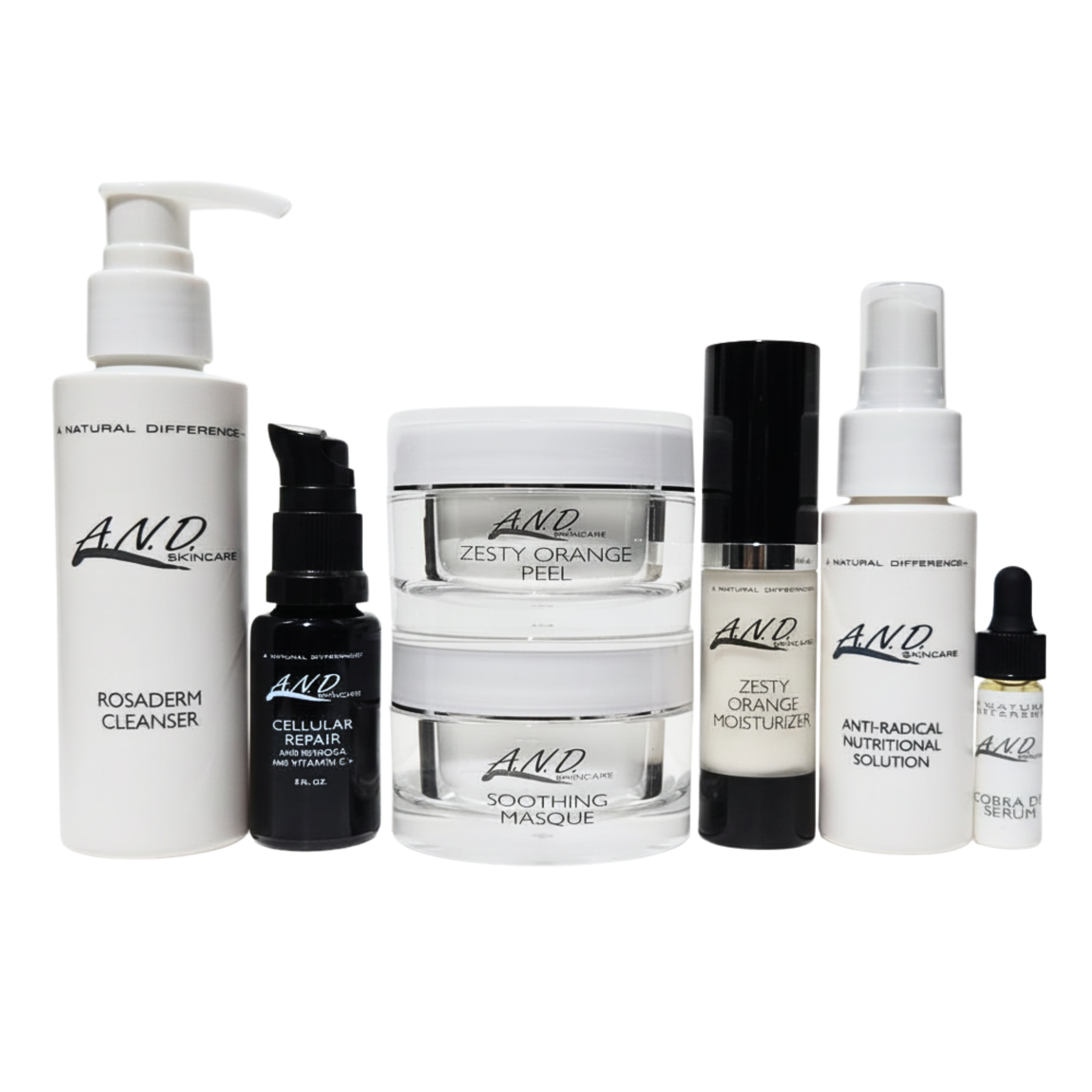 A Natural Difference EU Certified Skincare Zesty Orange Kit