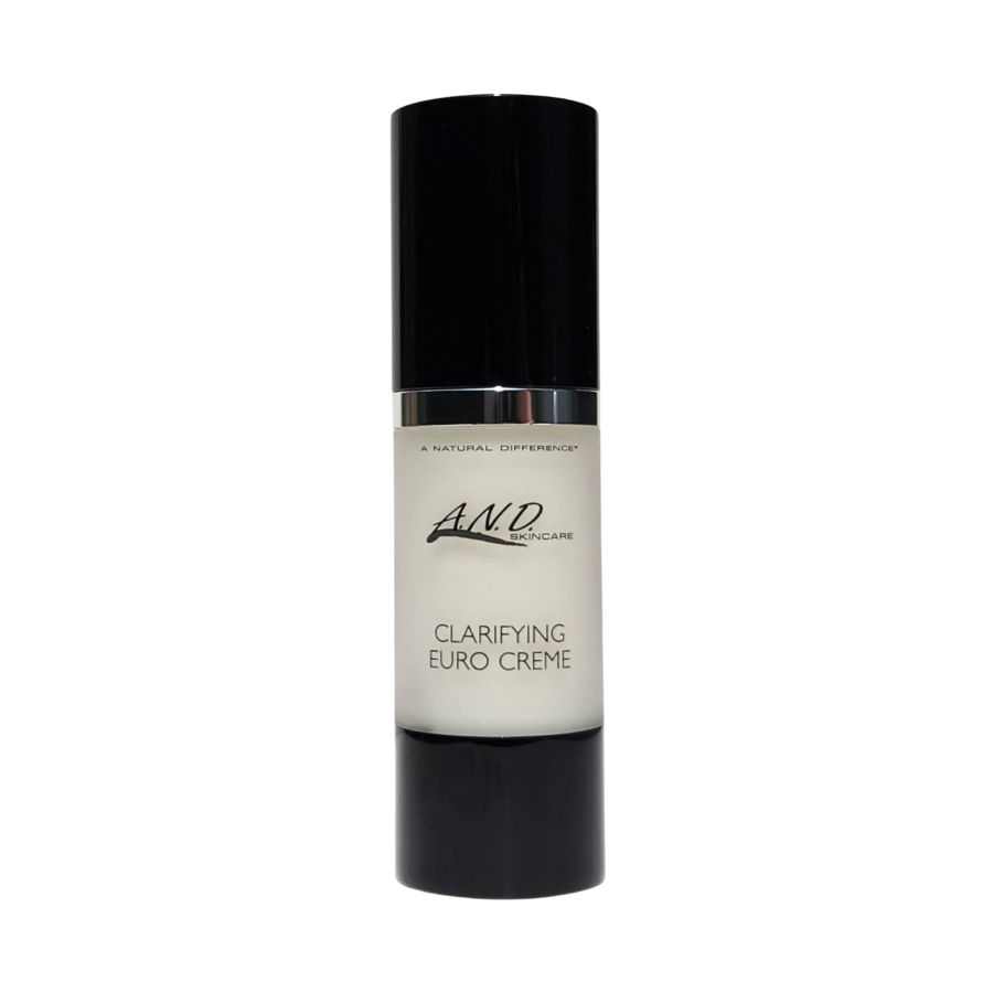 Clarifying euro creme moisturizer for acne prone skin anti bacterial face cream to reduce breakouts and inflammation
