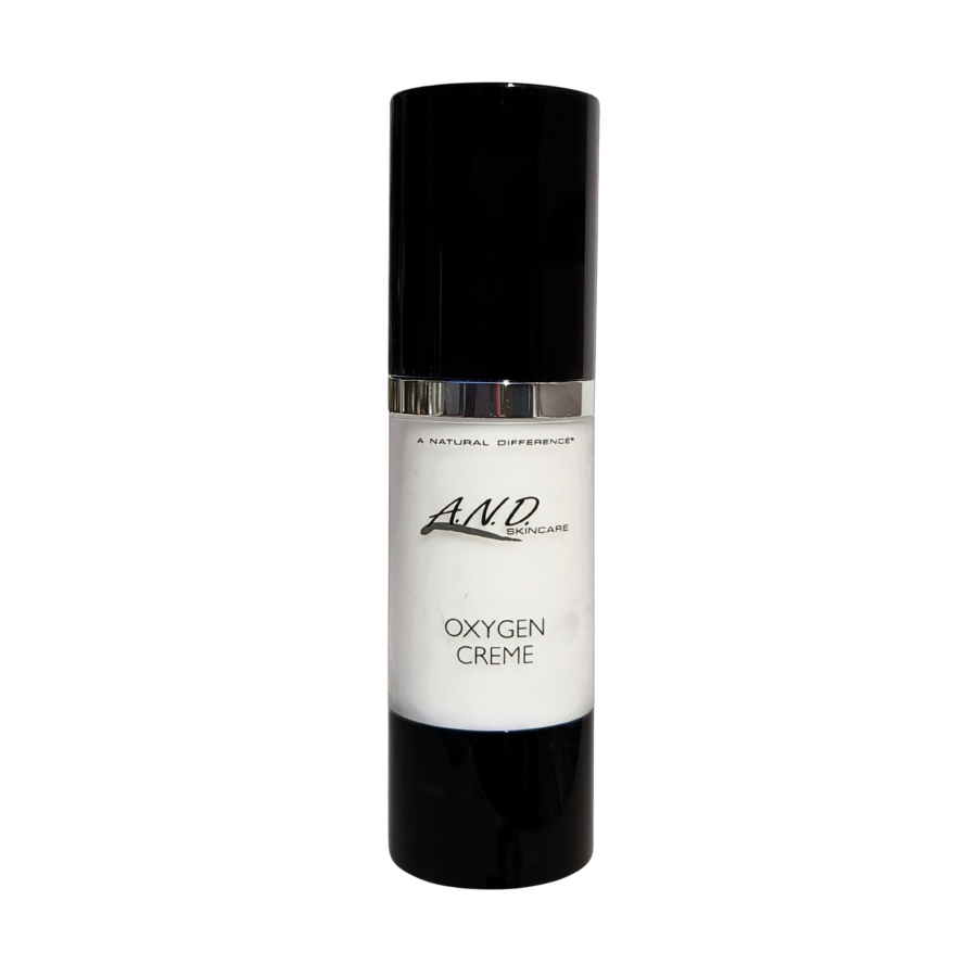 Oxygen face cream for acne prone and sensitive skin with clean EU standard ingredients to hydrate, detox pores, and support clearer skin