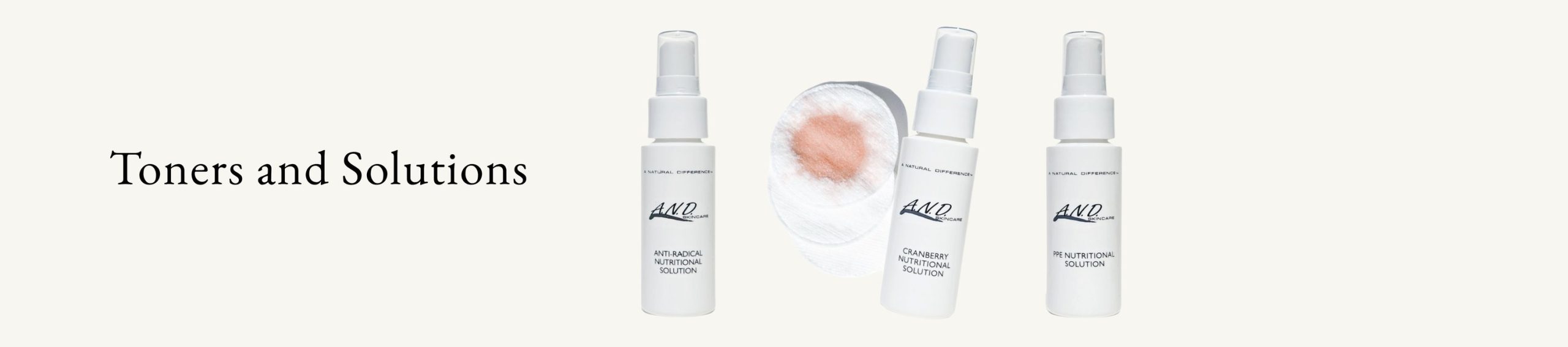 Toners & Solutions — A Natural Difference professional skincare